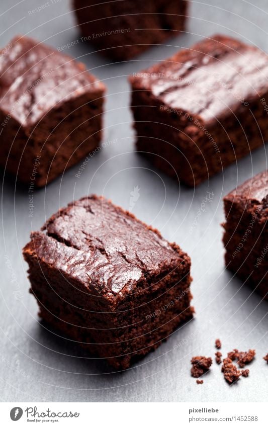 Brownies für alle! Lebensmittel Teigwaren Backwaren Kuchen Dessert Süßwaren Schokolade Ernährung Kaffeetrinken Fingerfood Gesunde Ernährung Wellness Wohlgefühl