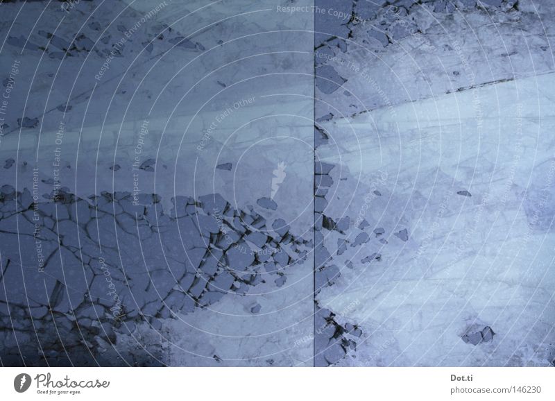 Kontinentaldrift am Þórisjökull Gletscher Eisscholle labil gebrochen Riss Strömung Teilchen blau kalt Luftaufnahme Strukturen & Formen Hintergrundbild abstrakt