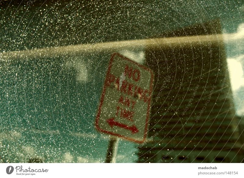 31°SNOWGLOBETRIPPIN' Parkverbot Schneekugel Miami Amerika Tagtraum glänzend abstrakt Schilder & Markierungen Wetter fensterhochhaus USA scnee Teile u. Stücke
