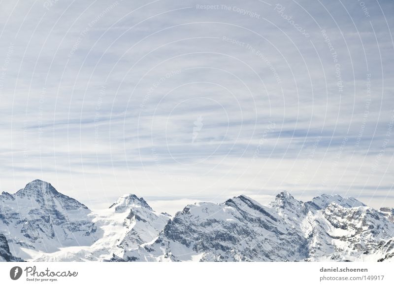 Grindelwald 2 weiß hell Hintergrundbild Gipfel Gletscher Skitour Berge u. Gebirge Alpen Schnee Eis Wetter Meteorologie Bergsteigen Klettern Freeclimbing