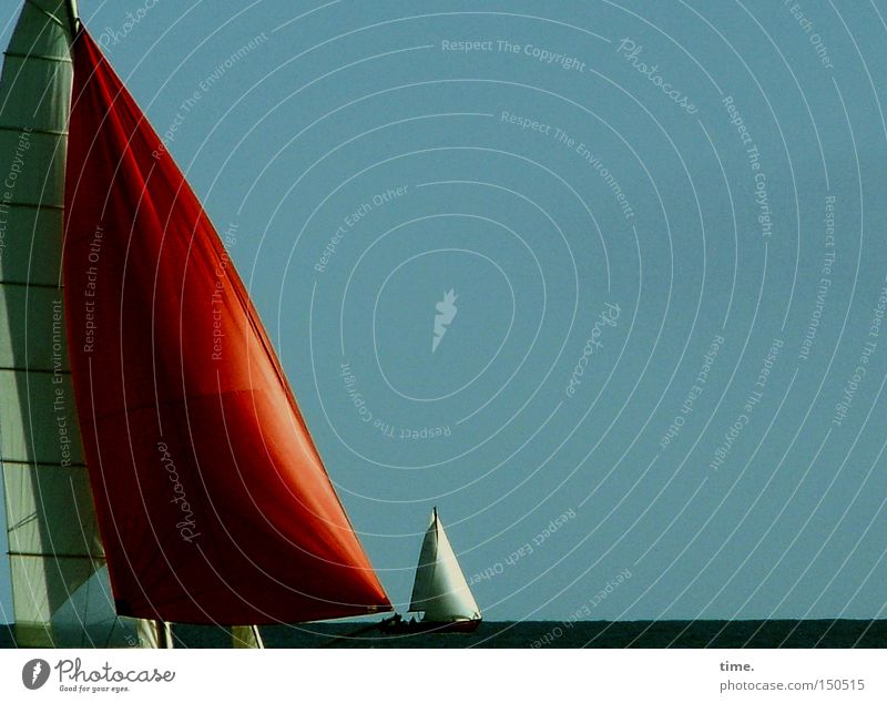 Windbeutel Meer Wassersport Segeln Ostsee Schifffahrt Sportboot Jacht Segelboot Zufriedenheit Lebensfreude Willensstärke Ausdauer Vordergrund Im Wasser treiben