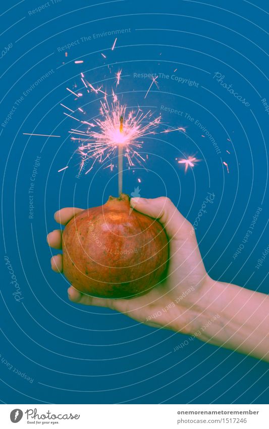 Kracher Kunst ästhetisch Granatapfel Granate explosiv heiß Silvester u. Neujahr Feuerwerk Spielen Explosion Explosionsgefahr rot gefährlich Knall Überraschung