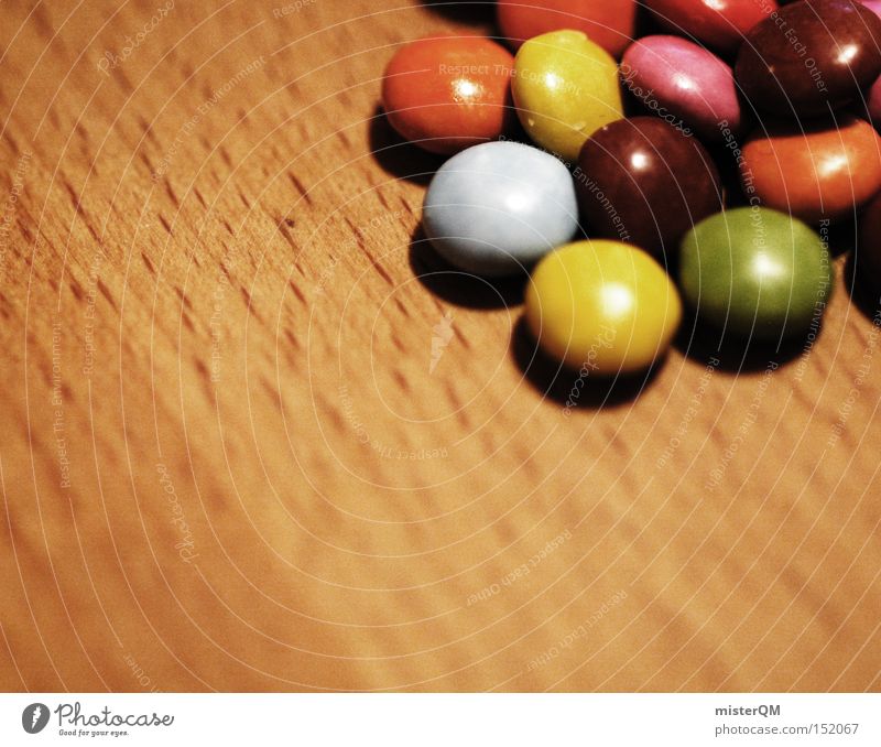 Retro Smarties. Schokolinsen Schokolade retro Farbe DDR mehrfarbig lecker Dickmacher Snack Zucker Makroaufnahme Süßwaren mehrere Detailaufnahme viele