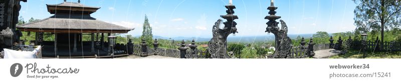 Muttertempel Bali Tempel Panorama (Aussicht) Horizont Ferne Tor Los Angeles Kloster groß Panorama (Bildformat)