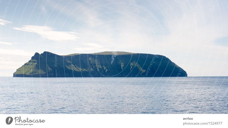 Stora Dimun Insel auf den Färöern Ferien & Urlaub & Reisen Meer Umwelt Natur Landschaft Felsen Stein blau Gefühle intensiv dramatisch Stimmung positiv