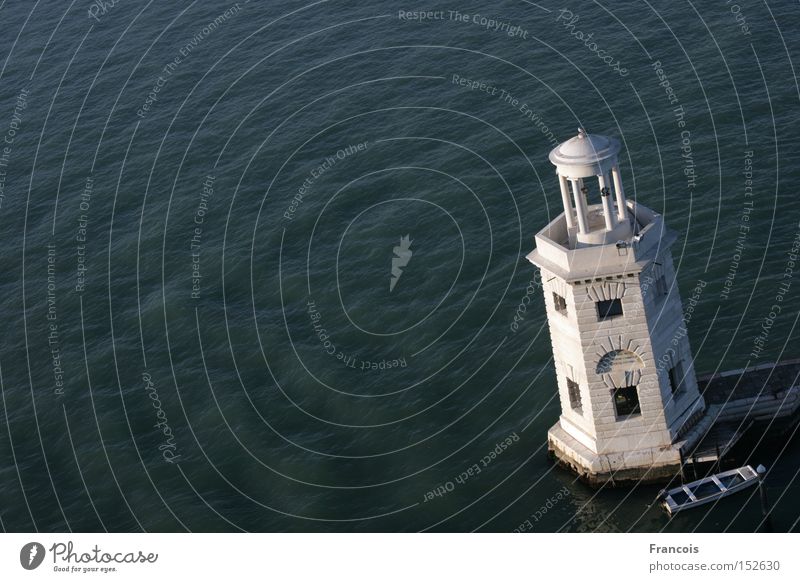 Leuchtturm auf San Giorgio Maggiore Venedig Italien Wasser Wasserfahrzeug Hafen Venezia Turm Ferien & Urlaub & Reisen Meer
