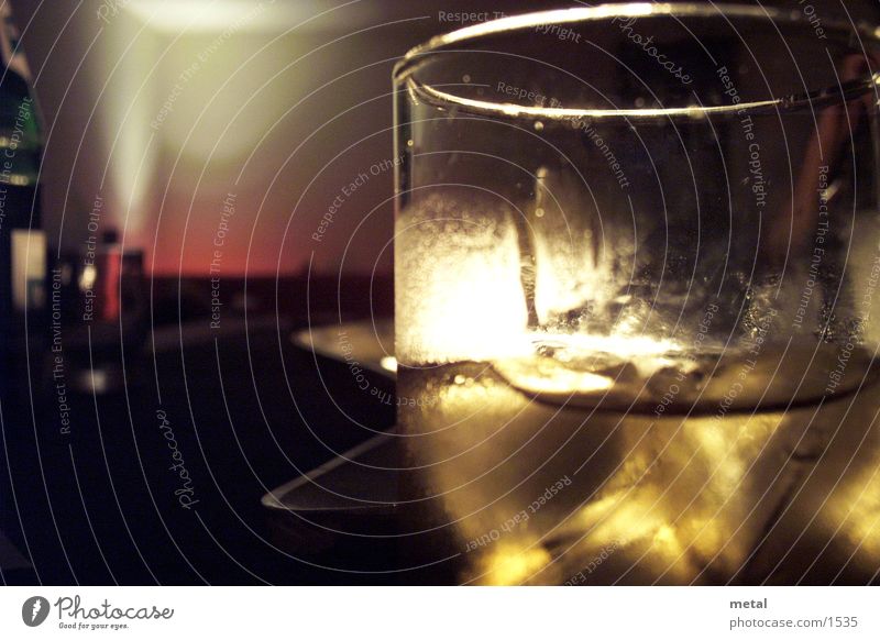D´Oro Abenddämmerung Warme Farbe Alkohol Glas Makroaufnahme