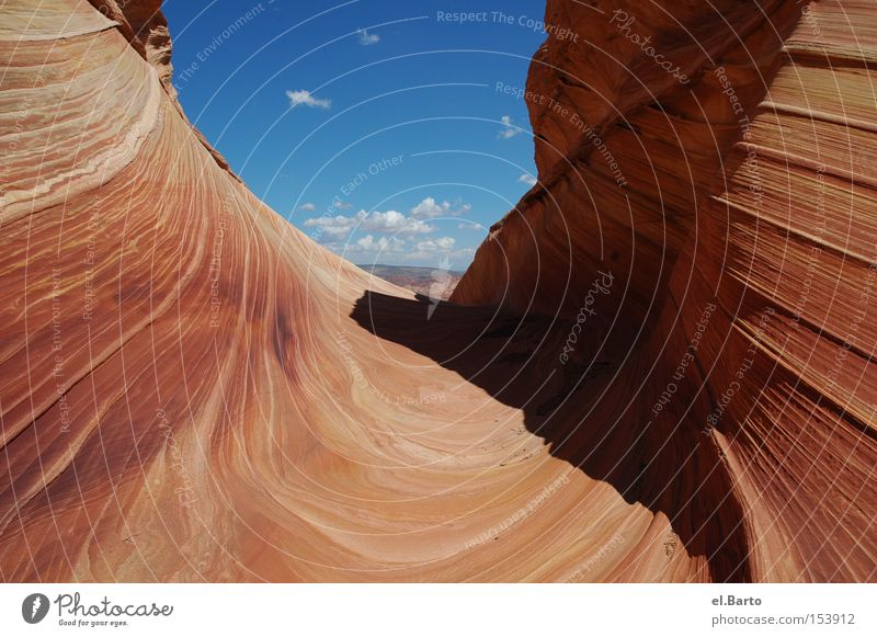 The Wave Coyote Buttes Utah USA Stein Natur Landschaft Kunst interessant Wellen Berge u. Gebirge Sehenswürdigkeit