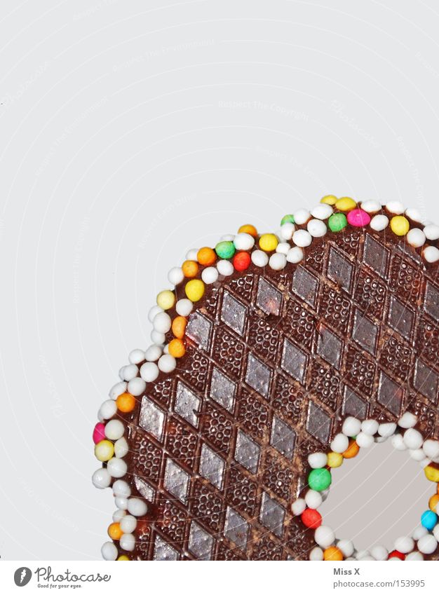 Kindheitserinnerung Farbfoto mehrfarbig Makroaufnahme Lebensmittel Süßwaren Schokolade Ernährung glänzend lecker süß braun Perle Zucker Zuckerperlen kariert