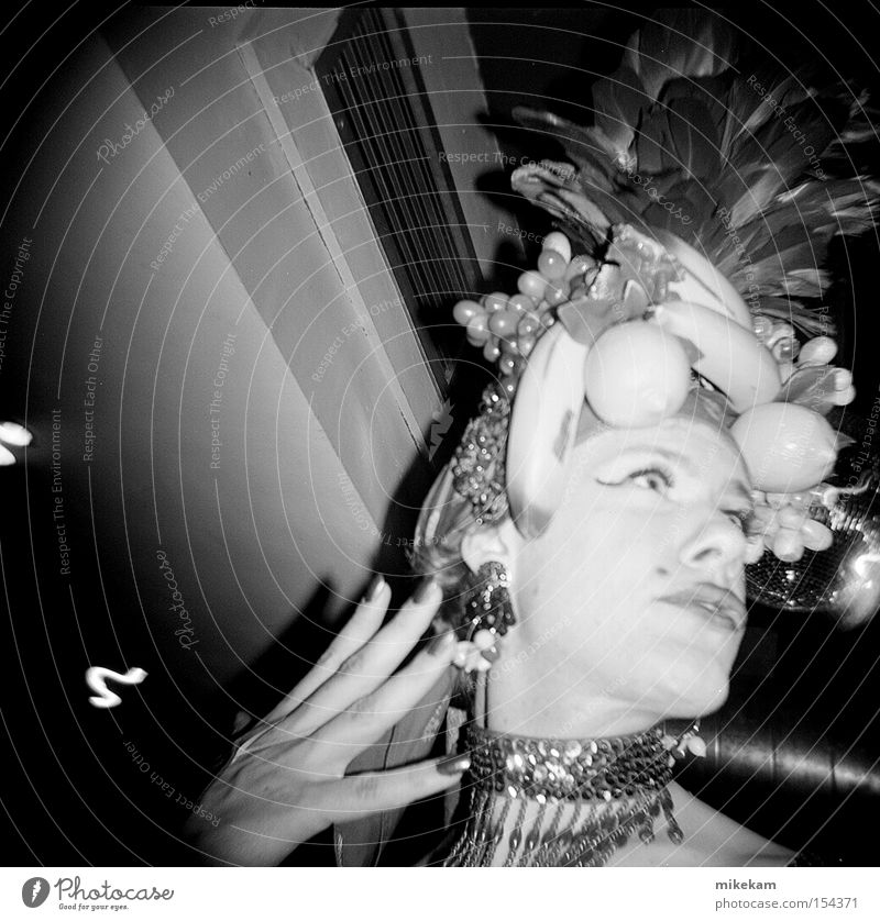 Carmen Miranda Frucht Vignettierung Lager Tracht Lippenstift Transvestit Freude Ziehen carmen miranda Drag Queen Travestie