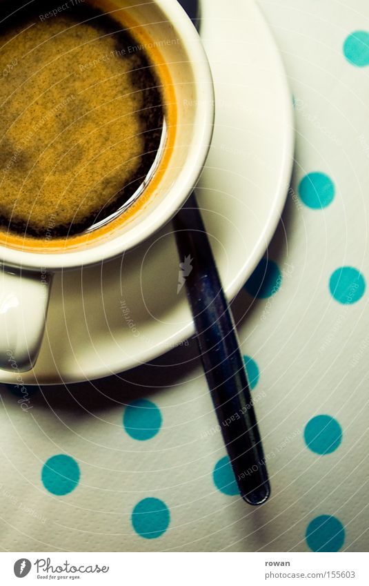 käffchen? Farbfoto Muster Menschenleer trinken Kaffee Espresso Erholung Energiewirtschaft Gastronomie Durst Pause Cappuccino Café Koffein Kaffeepause gepunktet
