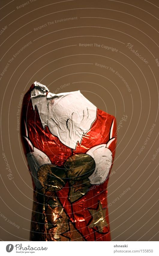 Kopflos Weihnachtsmann Weihnachten & Advent Schokolade Süßwaren kopflos ratlos unaufmerksam Ernährung Schokoladenweihnachtsmann