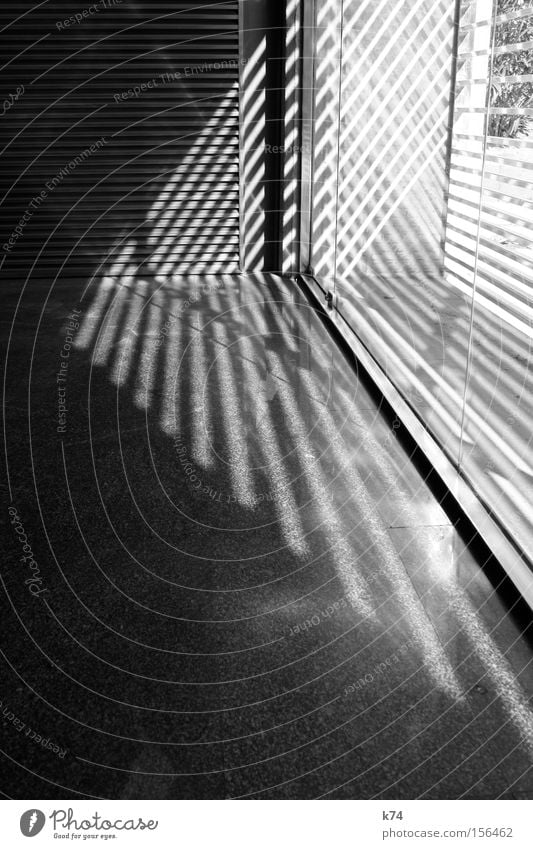window shadows Schatten Fenster Lichteinfall Streifen Schwarzweißfoto Dreieck Pfeil Architektur Schraffur