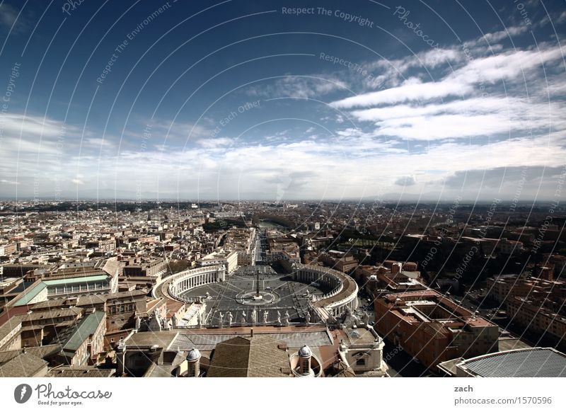 Das wird mal alles Dir gehören... Ferien & Urlaub & Reisen Tourismus Sightseeing Städtereise Himmel Wolken Schönes Wetter Rom Vatikan Italien Stadt Hauptstadt