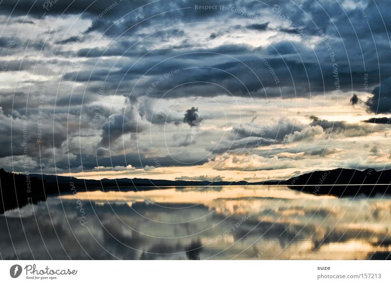 Spiegel der Natur Reflexion & Spiegelung Meer Norwegen Skandinavien ruhig Berge u. Gebirge Himmel Einsamkeit blau Küste Lofoten Freiheit Erinnerung Wallpaper