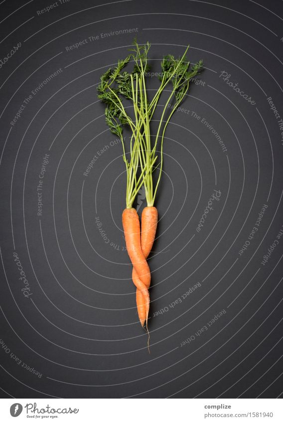 Karotten-Kuscheln Lebensmittel Gemüse Salat Salatbeilage Ernährung Essen Frühstück Abendessen Bioprodukte Vegetarische Ernährung Diät Gesundheit