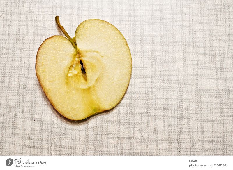Apple User Lebensmittel Frucht Apfel Ernährung Bioprodukte Vegetarische Ernährung Diät Fasten Tisch frisch saftig schön süß Scheibe Vitamin Vogelperspektive
