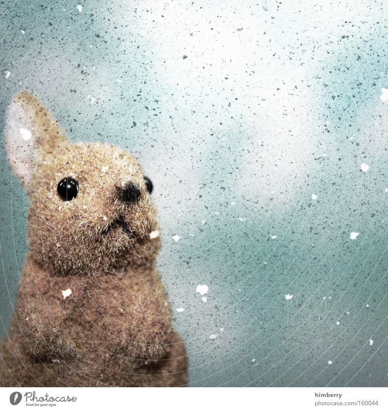 snowbunny Ostern Osterhase Spielzeug Hase & Kaninchen Stofftiere Schnee Schneehase Winter Jahreszeiten Dekoration & Verzierung