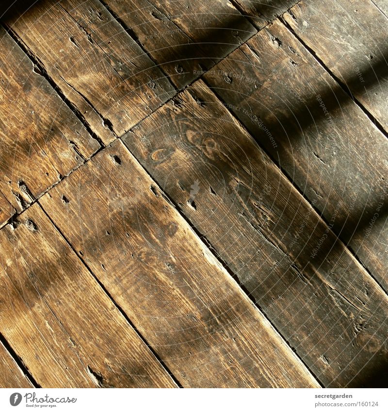 [HB 09.1] sssss (SonnigeSchattenStreifenSchattigenSchiffsboden) Holzfußboden unten alt antik gekreuzt kreuzen Raum Reinigen dreckig Schönes Wetter