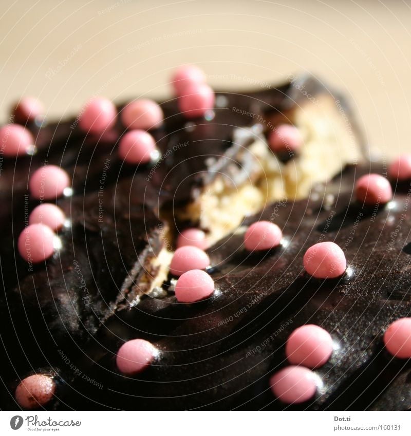 hätt ich dich heut erwartet Lebensmittel Kuchen Süßwaren Schokolade Ernährung Kaffeetrinken Feste & Feiern Geburtstag lecker süß braun rosa Geburtstagstorte
