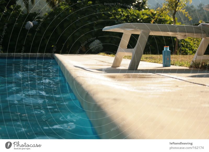 summersun Wasser Wiese Erholung Liegestuhl Sonnenbad Sommer Garten Park Schwimmbad