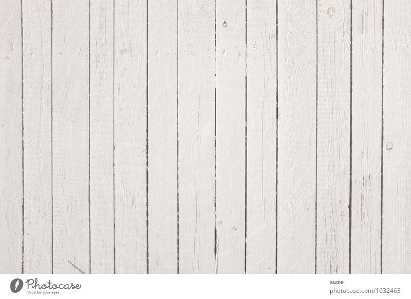 Grundierung Dekoration & Verzierung Mauer Wand Fassade Holz Linie Streifen alt authentisch einfach Freundlichkeit hell natürlich trist trocken weiß Farbe