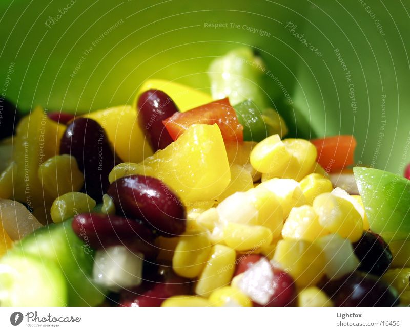 Gemüse mehrfarbig lecker Ernährung Essig Tupperware grün Gesundheit Kalorie Dose Farbe Salat parika Zwiebel Mais Schalen & Schüsseln tupper Lebensmittel