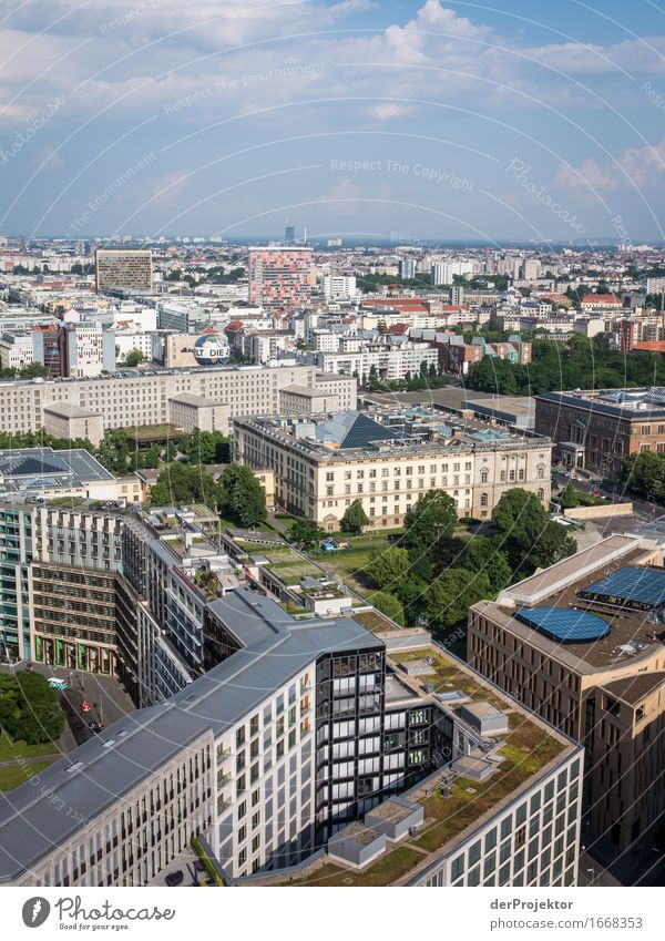 Panoramablick über Berlin und Leipziger Platz III Berlin_Aufnahmen_2019 berlin derProjektor dieprojektoren farys joerg farys Weitwinkel Panorama (Aussicht)
