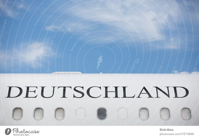 Deutschland Maschine Technik & Technologie Fortschritt Zukunft High-Tech Luftverkehr Flugzeug Passagierflugzeug Fluggerät Flughafen Bewegung Tourismus