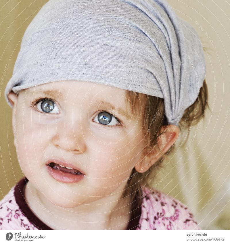 Wenn dein Kind dich morgen fragt ... Mädchen Kopf Gesicht Auge beobachten schön Neugier Wachsamkeit authentisch Interesse Überraschung Konzentration Fragen