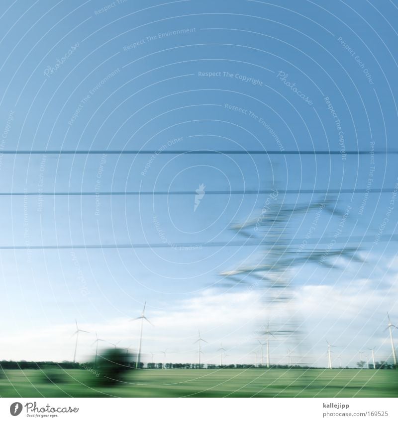 zeitgeist Farbfoto Experiment Menschenleer Textfreiraum oben Tag Bewegungsunschärfe Panorama (Aussicht) Weitwinkel Technik & Technologie Wissenschaften