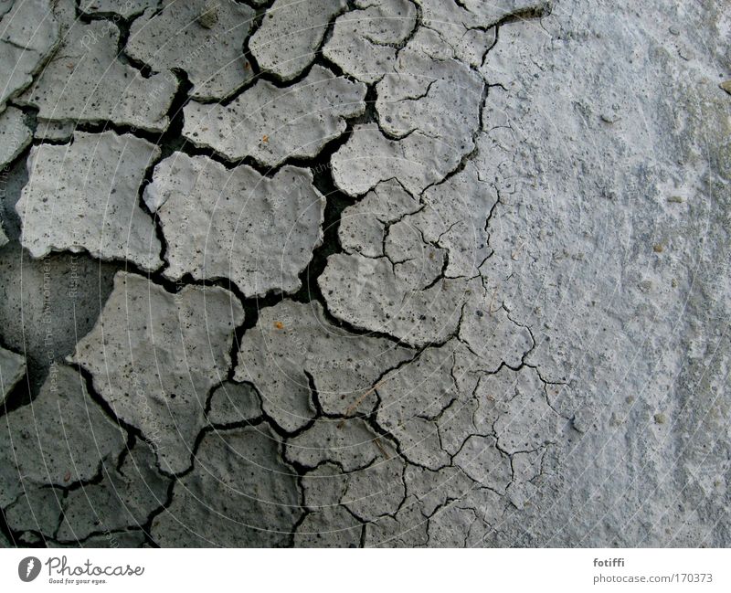 sprödnis Gedeckte Farben Außenaufnahme Detailaufnahme Strukturen & Formen Menschenleer Vogelperspektive Natur Erde Sand Dürre trist trocken grau weiß Durst