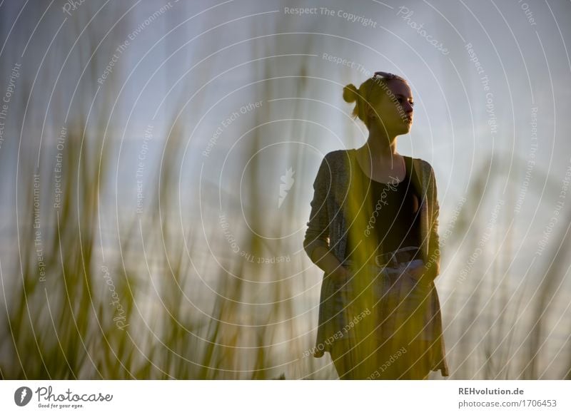 1100 - Alexa | Silhouette Stil Freizeit & Hobby Mensch feminin Junge Frau Jugendliche Erwachsene 18-30 Jahre Umwelt Natur Landschaft Himmel Sonnenaufgang