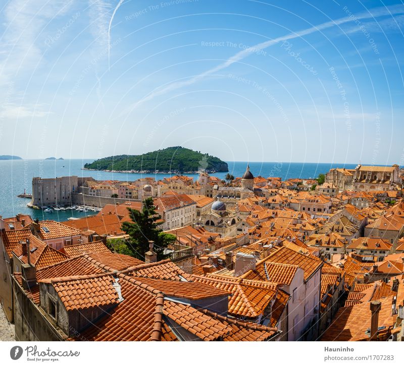 Dubrovnik lV Ferien & Urlaub & Reisen Tourismus Ausflug Sightseeing Städtereise Sommerurlaub Meer Häusliches Leben Haus Umwelt Natur Himmel Schönes Wetter