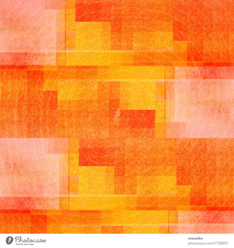 Graphische Formen - orange und gelb Lifestyle elegant Stil Design Freude Kunst Papier Streifen Treppe ästhetisch eckig trendy einzigartig graphisch Geometrie