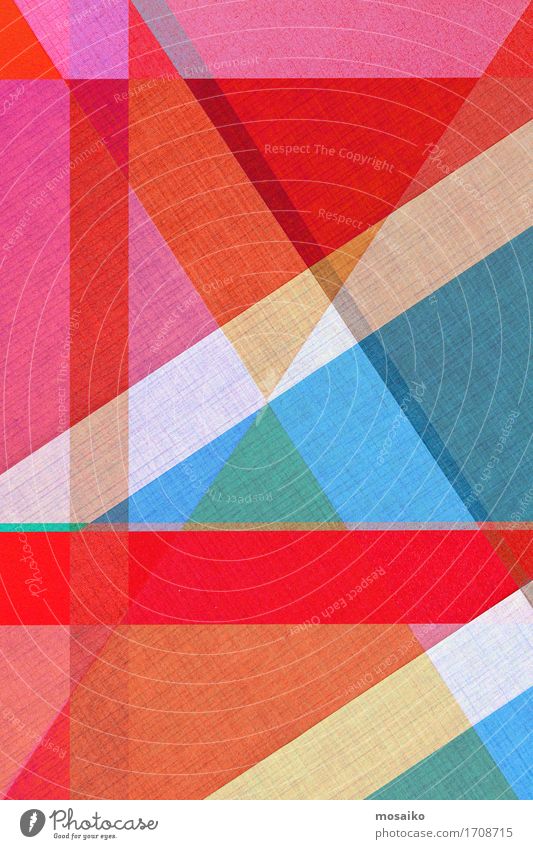 Papier - graphische Formen Design Business ästhetisch außergewöhnlich einfach exotisch trendy schön mehrfarbig rot diagonal Kreativität Idee Niveau gestalten