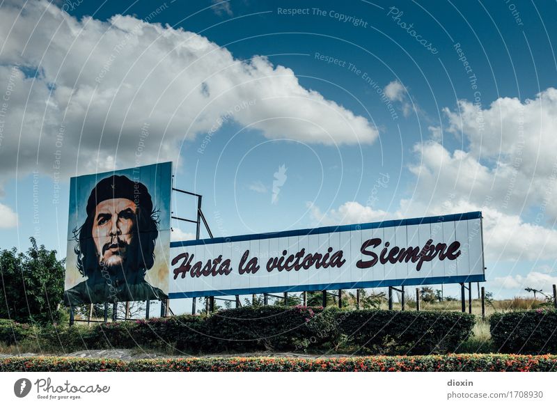 Commandante Che Guevara 14.06.1928 - 09.10.1967 Ferien & Urlaub & Reisen Ferne Himmel Wolken Schriftzeichen Schilder & Markierungen authentisch Bekanntheit