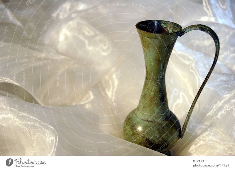 Antike Stoff weich Vase antik Makroaufnahme Nahaufnahme