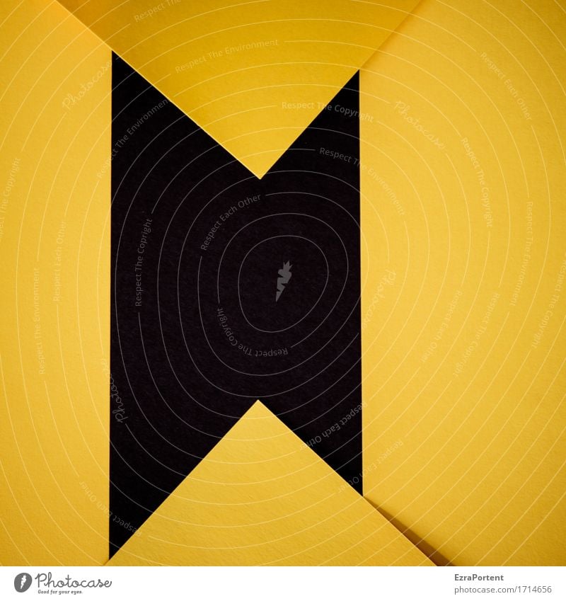 S\/G/\ Papier Zeichen Schilder & Markierungen Linie Pfeil Streifen gelb schwarz Design Farbe Werbung Hintergrundbild Grafik u. Illustration