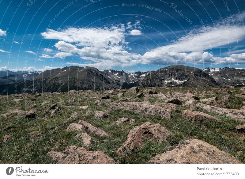 Rocky Mountains National Park schön harmonisch Wohlgefühl Zufriedenheit Sinnesorgane Ferien & Urlaub & Reisen Tourismus Abenteuer Sommer Berge u. Gebirge Umwelt