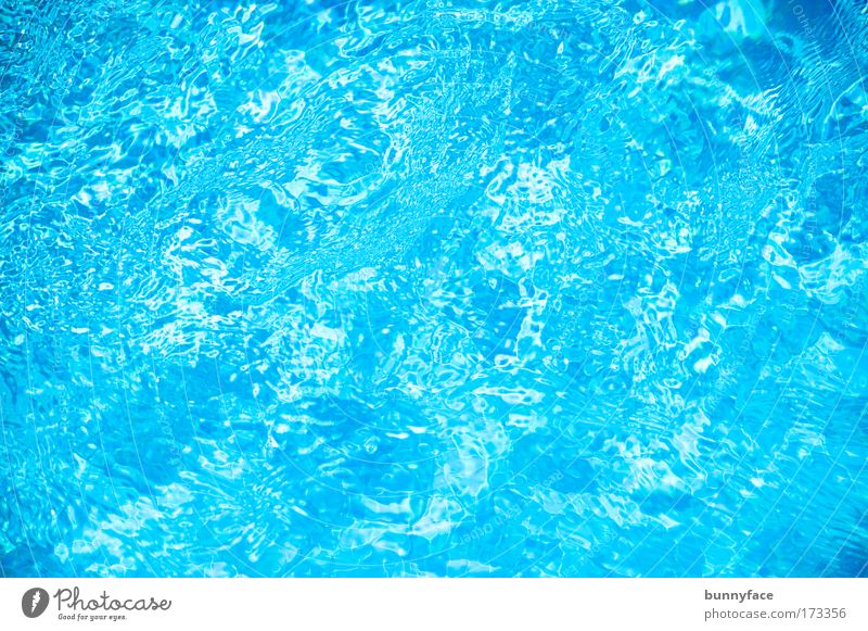 Wasserblau Farbfoto Außenaufnahme Muster Strukturen & Formen Tag Reflexion & Spiegelung Vogelperspektive Wellen genießen frisch Freude Fröhlichkeit