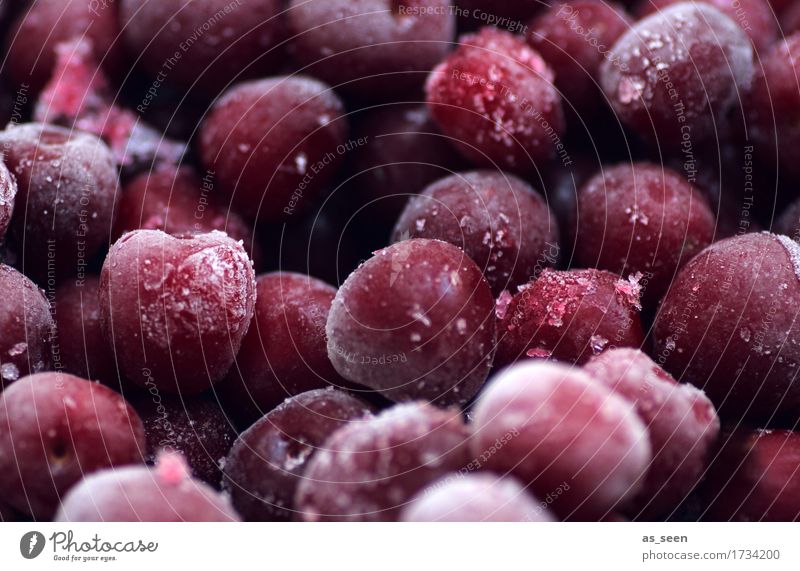 Frozen cherries Lebensmittel Frucht Marmelade Kirsche Ernährung Essen Bioprodukte Vegetarische Ernährung Getränk Saft Sekt Prosecco Lifestyle Wellness frieren