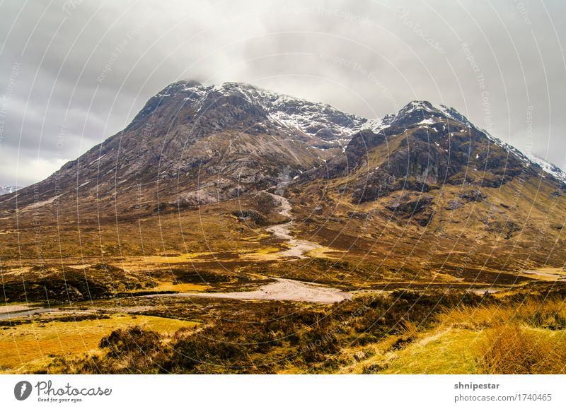 Glen Coe, Highlands, Scotland Ferien & Urlaub & Reisen Tourismus Ausflug Abenteuer Ferne Freiheit Expedition Berge u. Gebirge wandern Klettern Bergsteigen