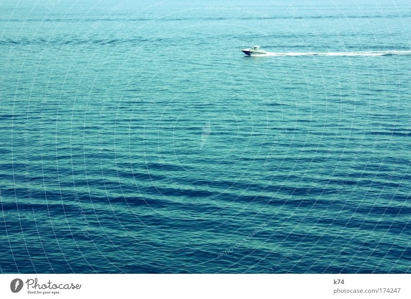 Boot Meer Ozean See Wasser Jolle Motorboot klein schnell