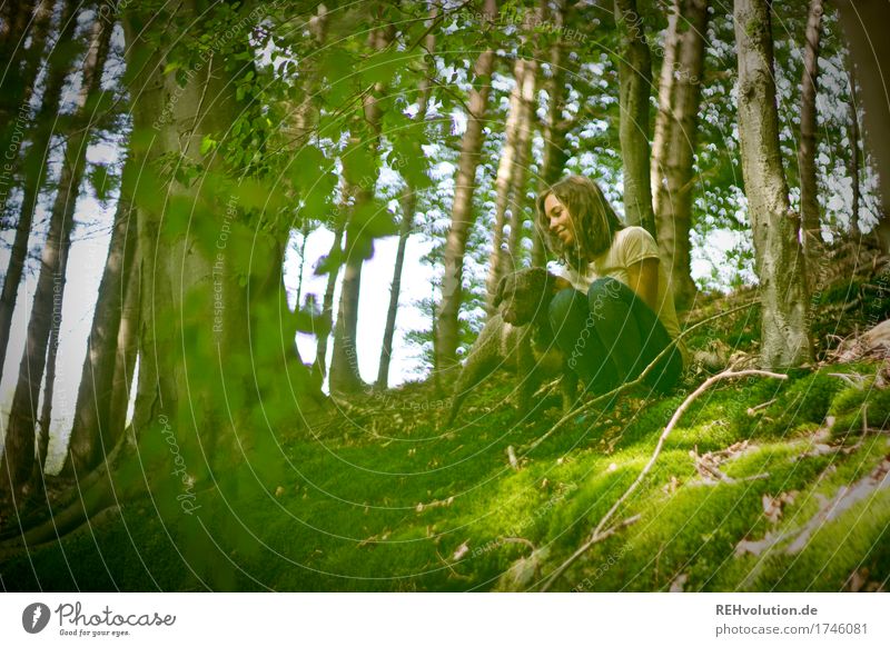 Julia | am Steinbruch Freizeit & Hobby Ausflug Abenteuer Mensch feminin Junge Frau Jugendliche 1 18-30 Jahre Erwachsene Umwelt Natur Landschaft Sommer Baum Wald