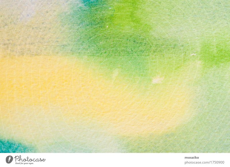 green watercolors on paper texture - natural greenery Stil Design Freizeit & Hobby Handarbeit Dekoration & Verzierung Kunst Kunstwerk Papier ästhetisch