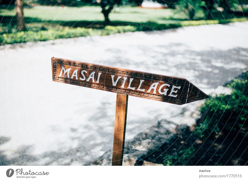 Zanzibar III Dorf entdecken Ferien & Urlaub & Reisen Wege & Pfade Urlaubsfoto Urlaubsort Schilder & Markierungen Sansibar Tansania Afrika Farbfoto Nahaufnahme