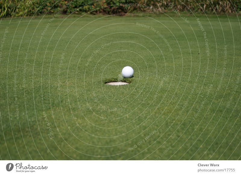golfplatz #4 Golfball Gras grün Platz
