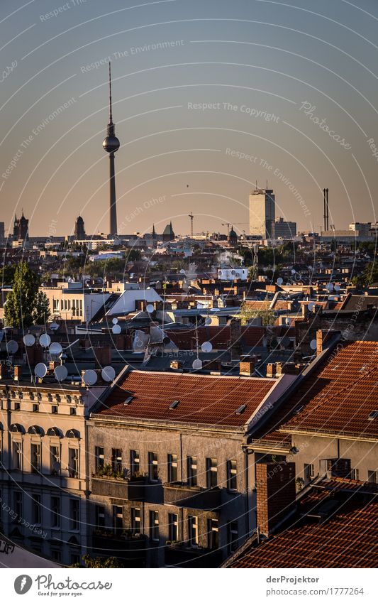 Panoramablick über Berlin mit Fernsehturm III Berlin_Aufnahmen_2019 berlin derProjektor dieprojektoren farys joerg farys Weitwinkel Panorama (Aussicht)