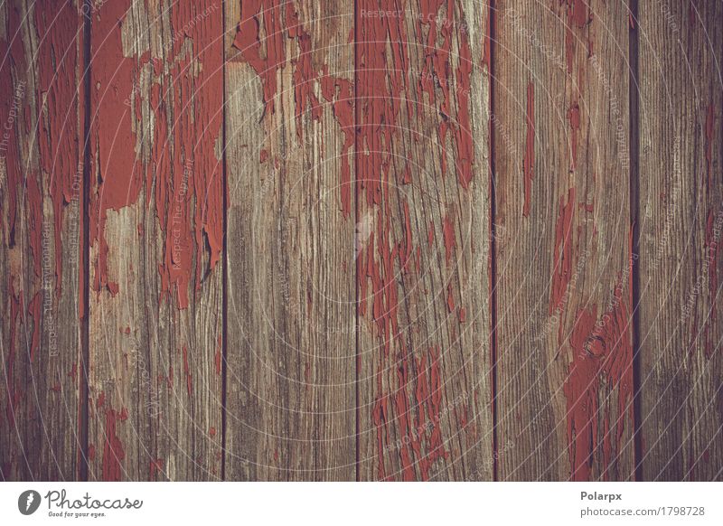 Rote Farbe, die weg vom Holz läutet Rost alt verblüht dreckig retro rot verwittert Wand Schiffsplanken Hintergrund rau Nutzholz Grunge Material Panel Verlassen